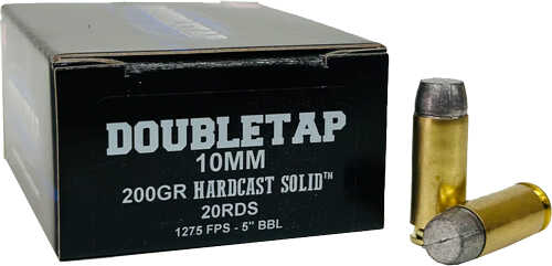 DOUBLETAP 10MM 200Gr WFNGC HARDCAST Solid 20Rd 50Bx/Cs