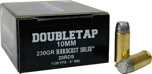 DOUBLETAP 10MM 230Gr WFNGC HARDCAST Solid 20Rd 50Bx/Cs