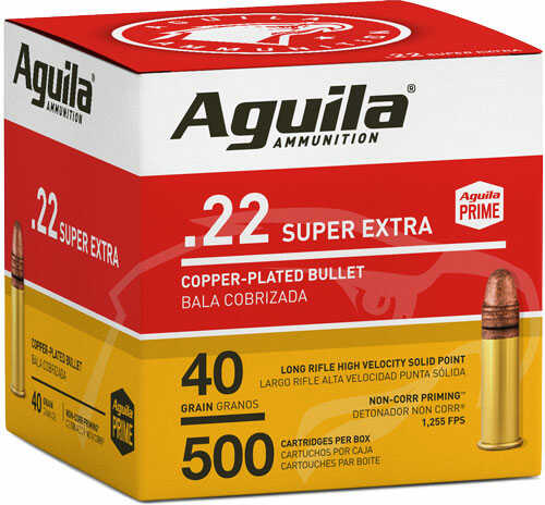 22 Long Rifle 40 Grain Lead 500 Rounds Aguila Ammunition