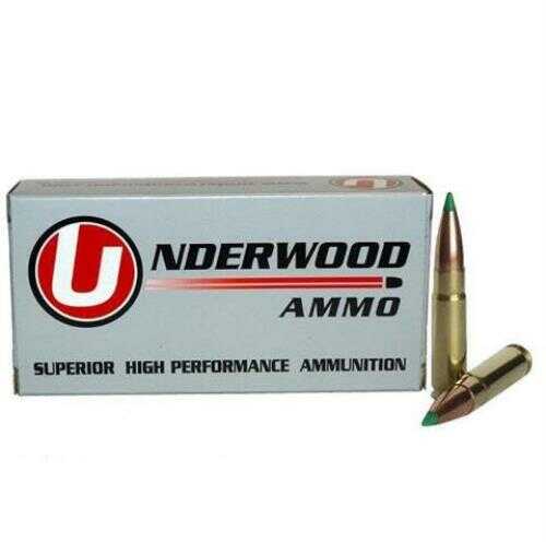 300 AAC Blackout 125 Grain Ballistic Tip 20 Rounds Underwood Ammunition