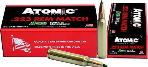 223 Rem 77 Grain Ballistic Tip 20 Rounds Atomic Ammunition Remington