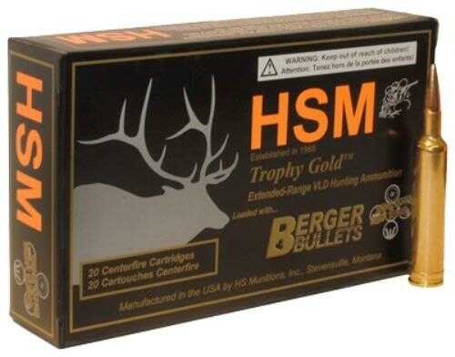 6.5X55mm 130 Grain Hollow Point 20 Rounds HSM Ammunition