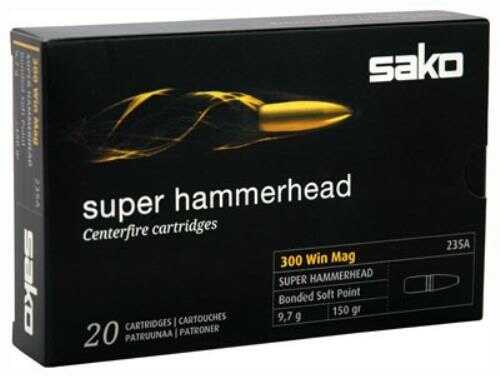 300 Win Mag 150 Grain Soft Point 20 Rounds SAKO Ammunition 300 Winchester Magnum