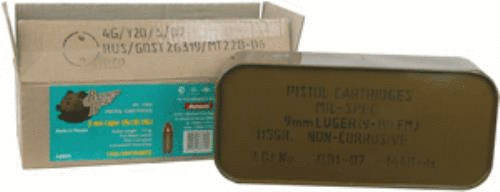 Brown Bear 9MM Luger Mil-Spec 115Gr. FMJ-RN 1440Rd Can