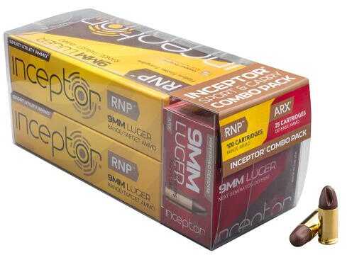 9mm Luger 100 Grain Round Nose 125 Rounds Polycase Ammunition