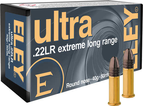 ELEY Ultra Extreme Long Range 22LR 40Gr RN 50Rd 100Bx/Cs