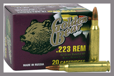 223 Rem 62 Grain Hollow Point 20 Rounds BEAR Ammunition 223 Remington