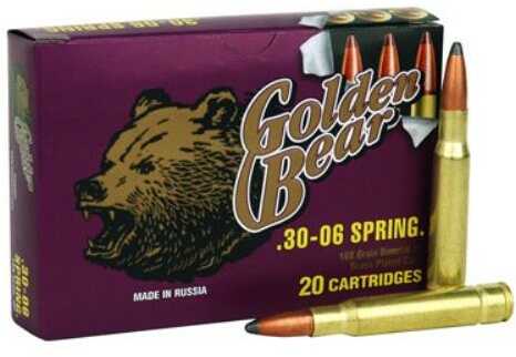 30-06 Springfield 168 Grain Soft Point 20 Rounds BEAR Ammunition