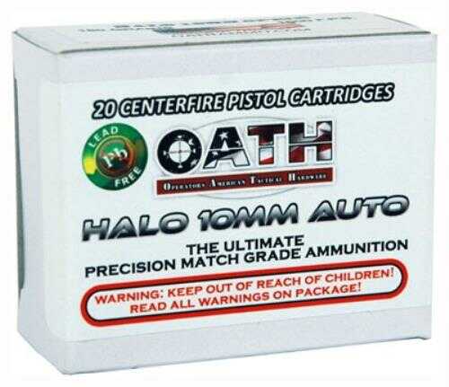 10mm 165 Grain Full Metal Jacket 20 Rounds Oath Ammunition