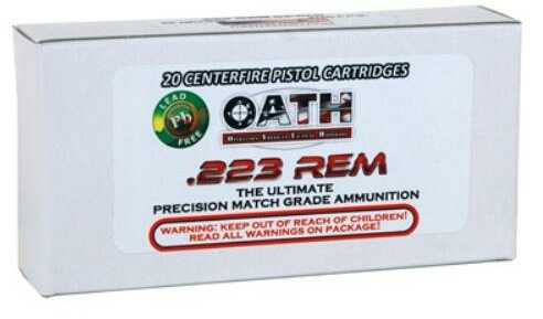 223 Rem 65 Grain Full Metal Jacket 20 Rounds Oath Ammunition 223 Remington