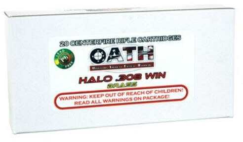 Oath Ammo .308 Win. Match 165Gr. Brass Solid-BT 20-Pk