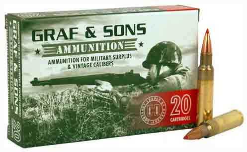 6.5 Carcano 160 Grain Soft Point 20 Rounds Hornady Ammunition