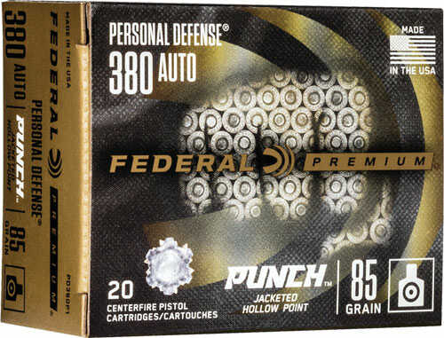 FED PREM 380 85GR PUNCH JHP 20/BX