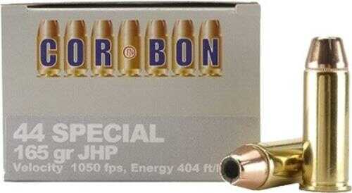 44 Special 165 Grain Hollow Point 20 Rounds Corbon Ammunition