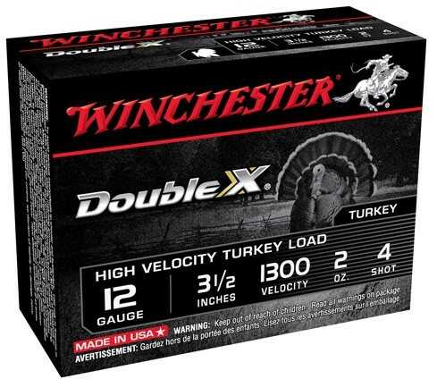 12 Gauge 3-1/2" Lead #4  2 oz 10 Rounds Winchester Shotgun Ammunition