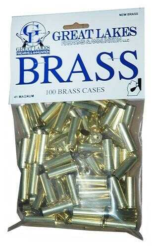 Great LAKES Brass .41 Rem. Magnum New 100CT