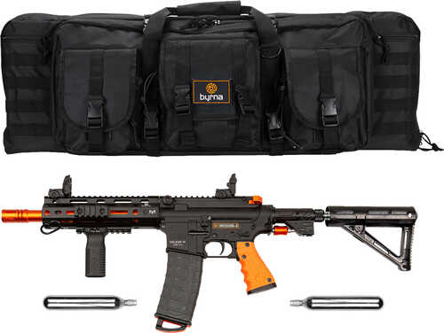 BYRNA Mission 4 Launcher Black /ORG W/2 88Gr Co2