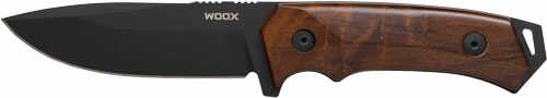 display model Woox Knife Rock 62 Fixed Blade 4.25" Walnut Plain Handle