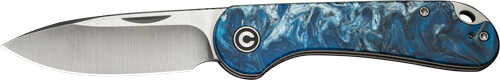CIVIVI Knife ELEMENTUM Slip Joint 2.9" Blue Ocean/Satin