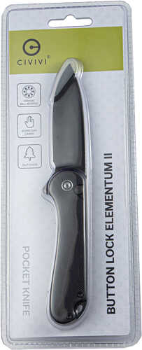 CIVIVI Knife ELEMENTUM II 2.96 " G-10/Black STONEWASH Clam Pack