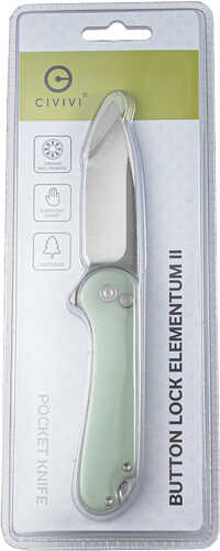 CIVIVI Knife ELEMENTUM II 2.96 " Natural G10/Satin Clam Pack