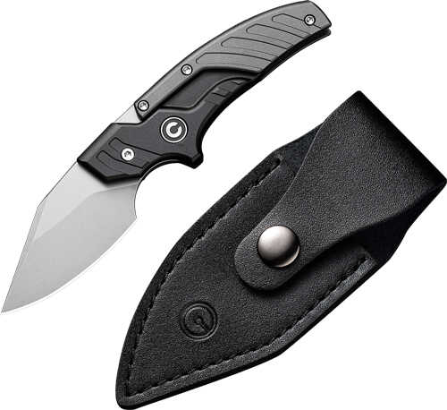 CIVIVI Knife TYPHOEUS 2.27" Black/Gray Aluminum/STONEWASH