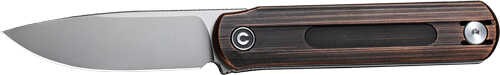 CIVIVI Knife FOLDIS 2.67" Black Hand Rubbed Copper/Silver