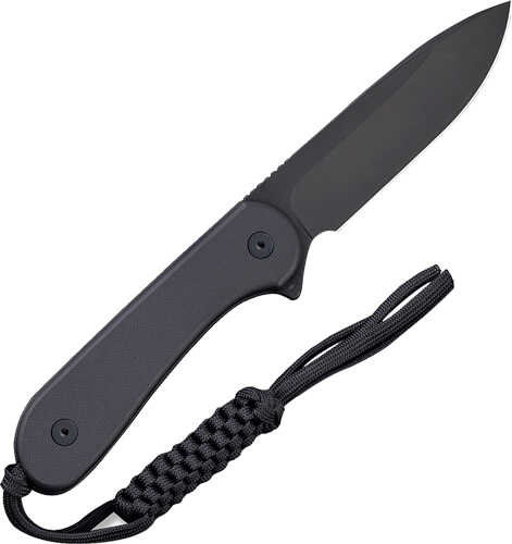 CIVIVI Knife ELEMENTUM 3.98" Fixed Black G10/Black D2