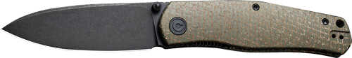 CIVIVI Knife SOKOKE 3.35" Green Burlap MICARTA/Black