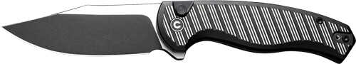 CIVIVI Knife STORMHOWL 3.3" Black Aluminum/Black STONEWASH