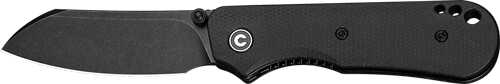 CIVIVI Knife Crabby 2.7" Black Canvas MICARTA Black STONEWASH