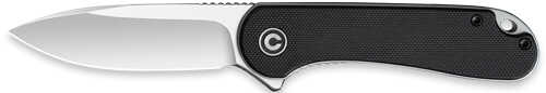 CIVIVI Knife ELEMENTUM 2.96" Black G10/Satin D2 Clam Pack