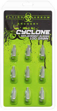 Flying Arrow Replacement Blade Cyclone 100 Grains 9/Pk