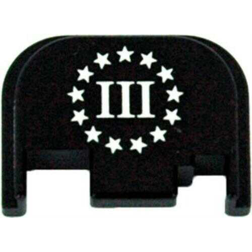 CRUXORD Back Plate 3% Flag Fits Most for GlockS Gen 1-4