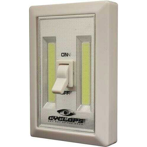 Cyclops Light Switch Cob Led Cordless 200 Lumen 2Pk Ivory