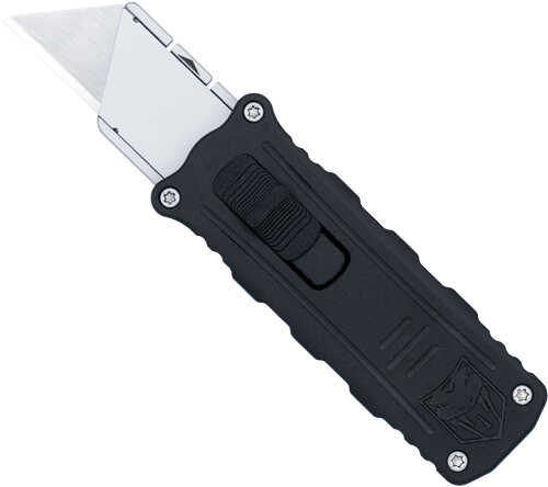COBRATEC Side Button OTF 1.75" Black/Silver Utility Knife