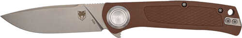 COBRATEC EDC Scout BAR Lock 3.12" Mocha Stainless Steel