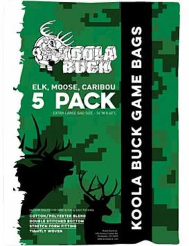 Koola Buck Economy Elk Quarter Game Bags 5-pack