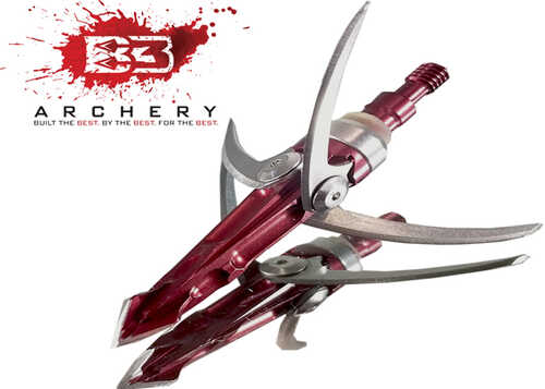 B3 Exo Meg100 3 Blade 100grain Mechanical   Broadhead 3"+cut 3pack