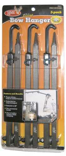 HME Bow Hanger 20" Folding W/Accessory Hooks 3Pk