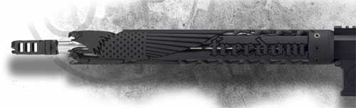 Unique-ARS Handguard 12" Black Freedom Fits AR-15