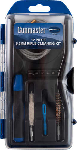 GUNMASTER .243/6MM/6.5 Rifle 12Pc Compact Cleaning Kit
