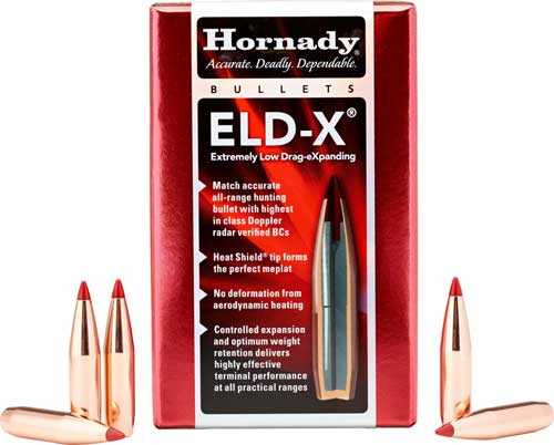 Hornady Bullets 22 Cal .224 80Gr. ELD-X 100CT 25Bx/Cs