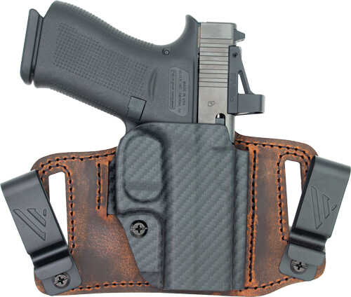 VERSACARRY Insurgent IWB/OWB Holster RH For Glock 19 Brown