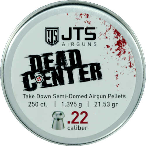 JTS Pellets Dead Center 22 Semi-DOMED 21.53 Gr 250CT