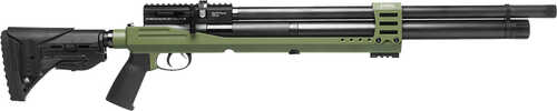 JTS AIRACUDA  Pcp .25 Cal Aluminum Chassis 2-10Rd Green