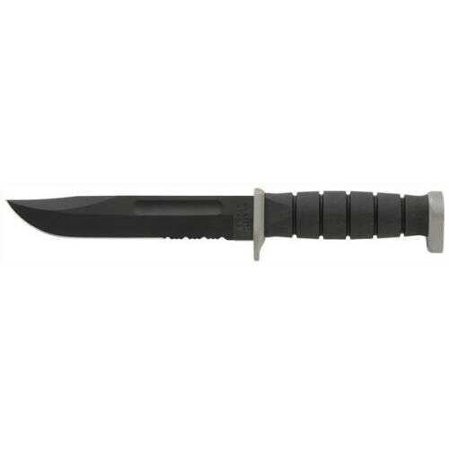 KA-BAR D2 Extreme Knife 7" SERR W/Plastic Sheath