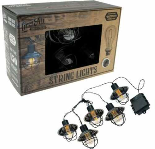 Promier Led Edison Bulb 5 Piece Metal String Light