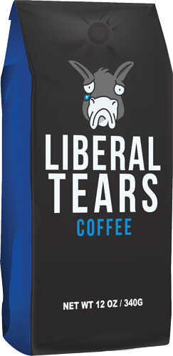 Liberal TEARS Coffee Black Whole Bean Medium Roast 12Oz