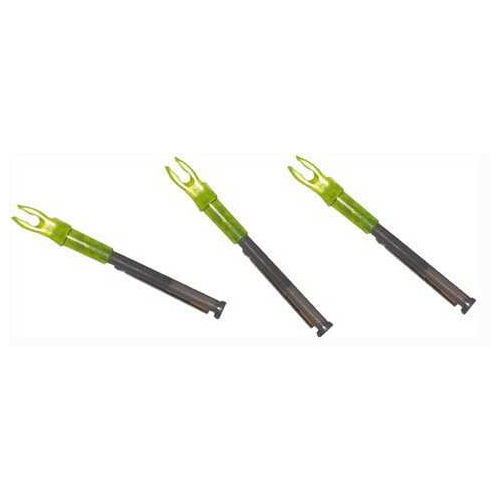 LUMENOK Lighted NOCK X-Series Green 3Pk